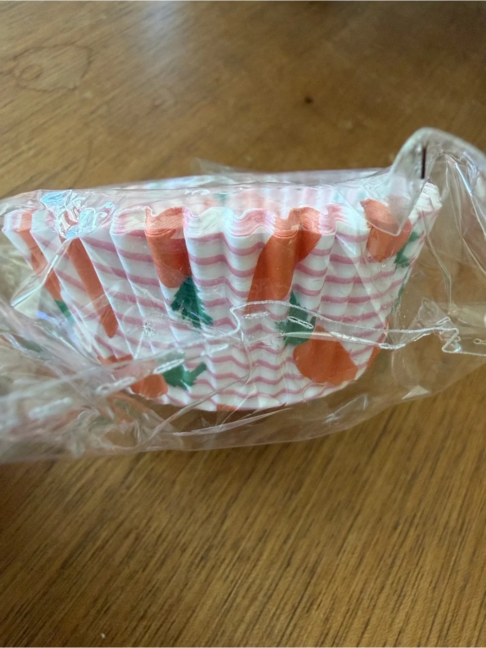 Hobby Lobby Orange Bunny Cupcake Kit with Carrot Picks